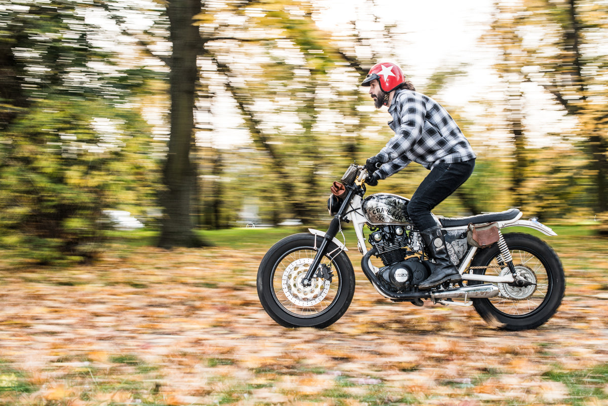 AXE2 Motorcycle SHIRT - FOX - Internal: 100% Aramid Outer: 99% Cotton