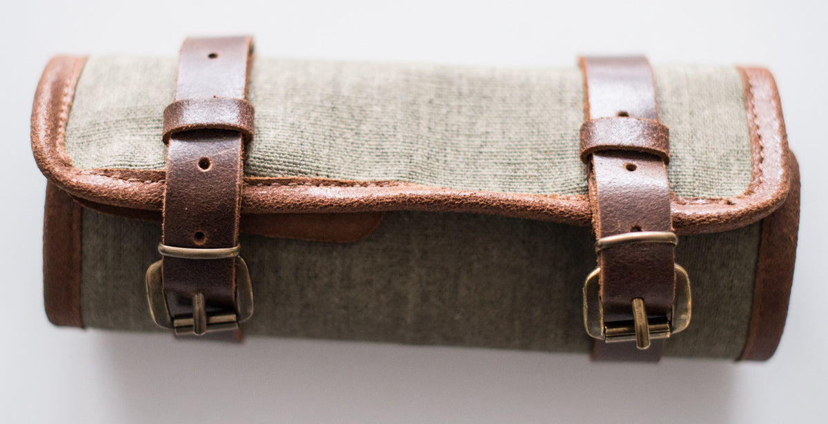 Brown Leather Tool Roll