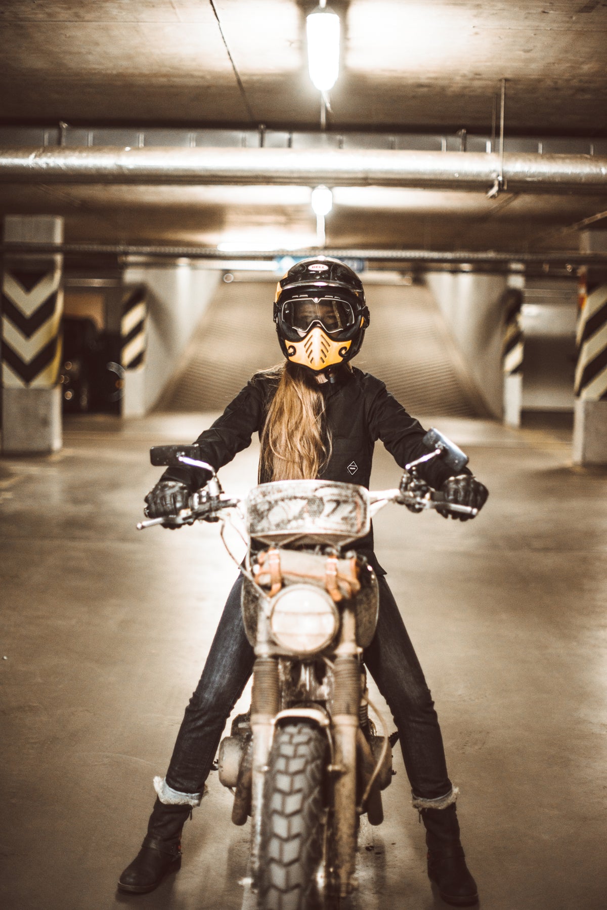 MONTANA WOMAN - COTTON Motorcycle Shirt – Internal: 100% Aramid Outer: 99% Cotton