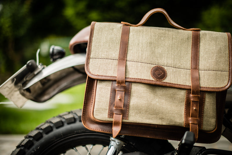 LEON Moto Bag - big motorcycle pannier bag / shoulder bag