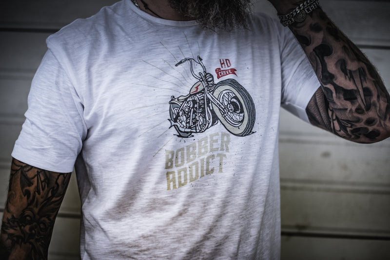 Motorcycle T-shirt - Bobber Addict