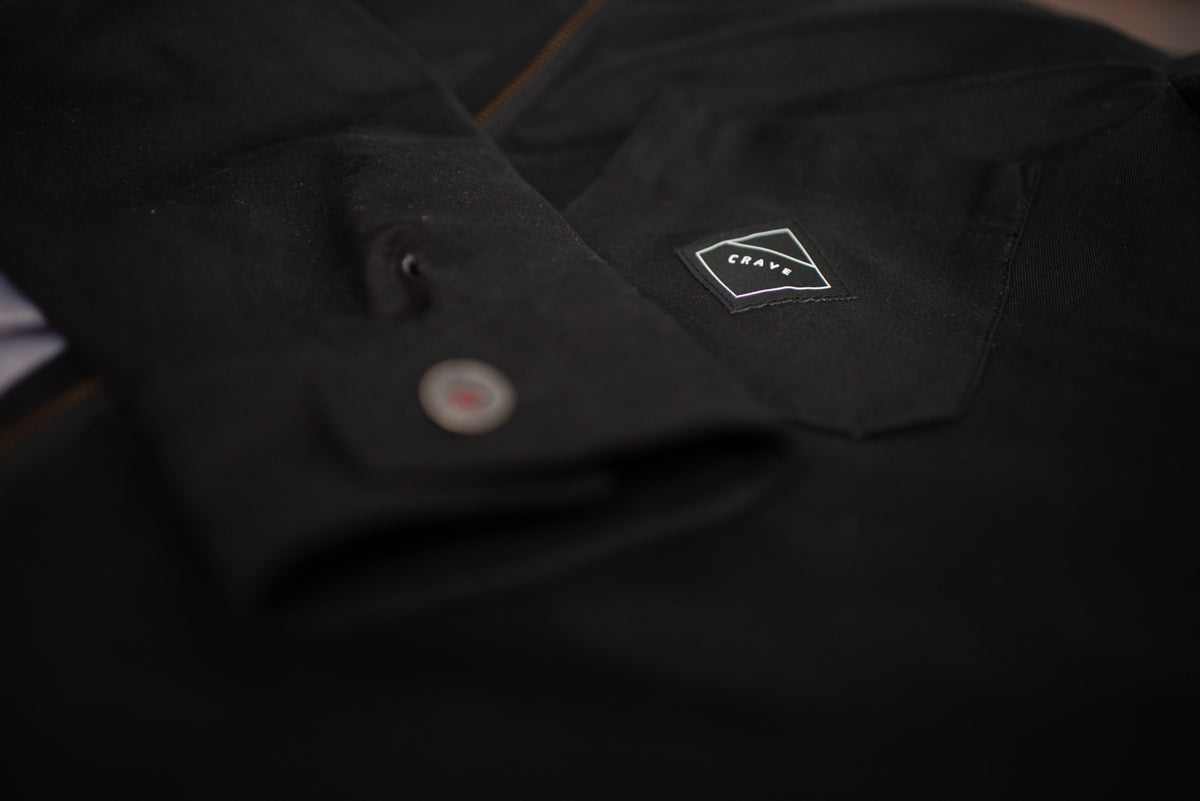 MONTANA COTTON Motorcycle Shirt - Black – Internal: 100% DuPont™ Kevlar® Outer: 99% Cotton